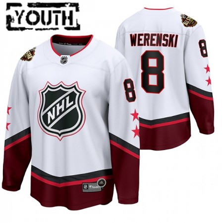 Kinder Eishockey Columbus Blue Jackets Trikot Zach Werenski 8 2022 NHL All-Star Weiß Authentic